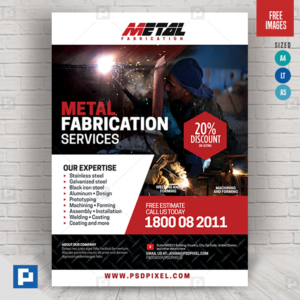Metal and Steel Fabrication Flyer