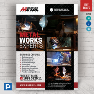 Steel Fabrication and Design Services Flyer