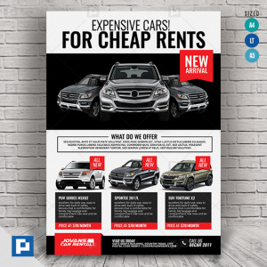 Car Rental and Dealership Flyer