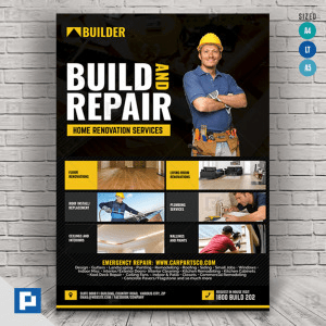 Construction and Renovation Services Flyer