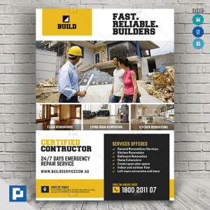 Home Renovation Construction Flyer..