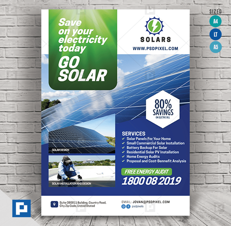 Solar Flyer Templates Free Download