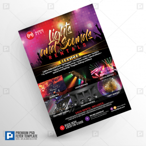 Events Sound and Lightings Services Flyer