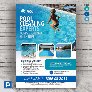 Swimming Pool Service Company Flyer