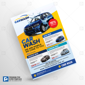 Car Auto Wash Flyer