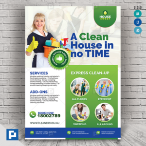 Commercial Cleaning Promotional Flyer