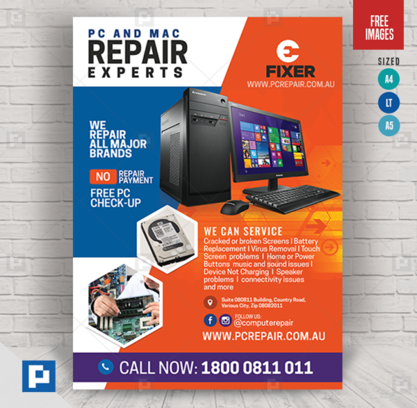 Computer and Gadget Repair Specialist Flyer