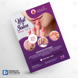 Nail Salon and Spa Flyer