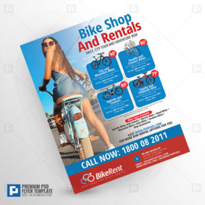 Bike Sales and Rentals Flyer