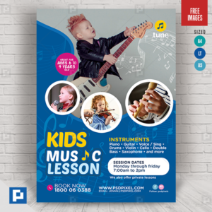 Child Music Camp Flyer