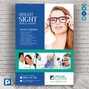 Eye care center flyer