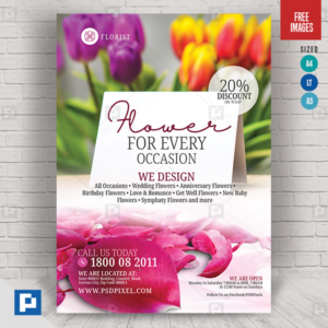 Flower Shop Services Flyer