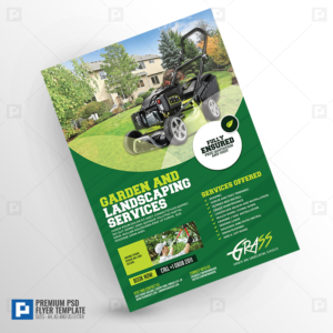 Garden and Landscaping flyer
