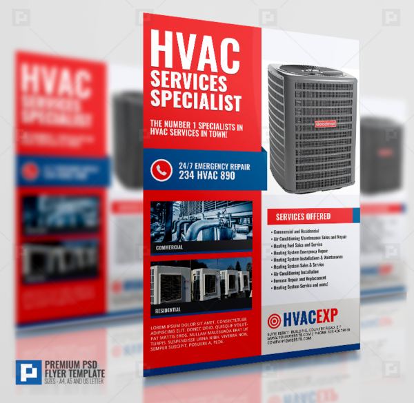 Heating and Cooling Services Flyer