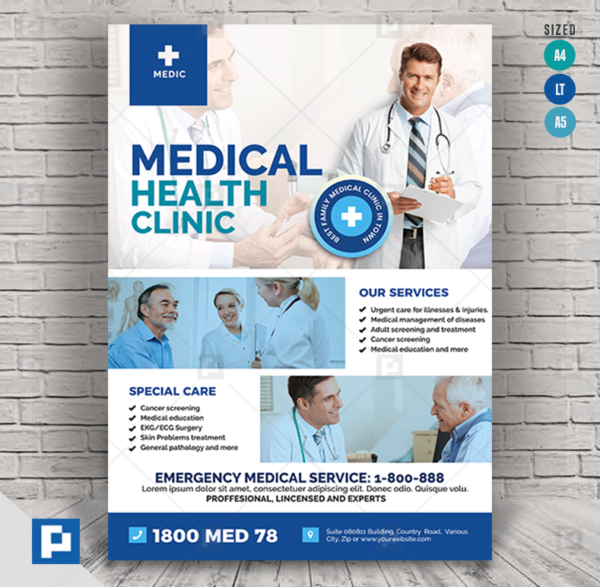 Medical Clinic Services Flyer
