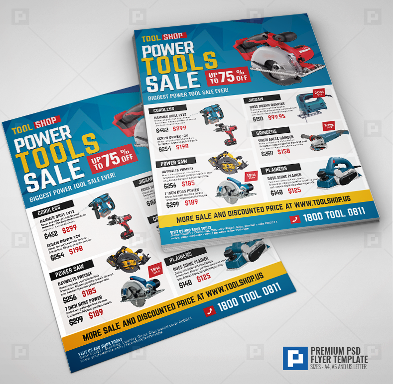 TOOL SALE POSTER Template
