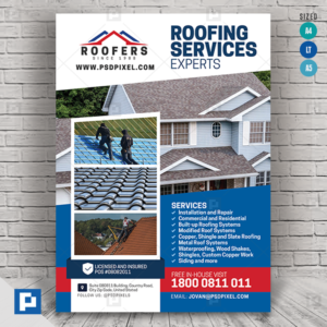 Roofing Services Experts Flyer