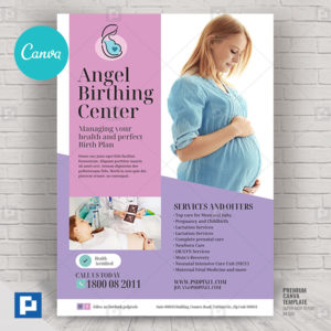Birth Clinic Promotional Canva Flyer