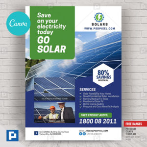 Solar Energy Canva Flyer