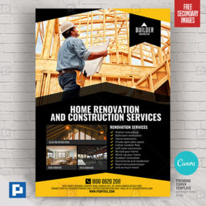 Construction and Building Canva Flyer 2
