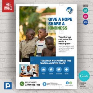 Charity Foundation Services Canva Flyer